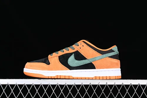All categories Nk SB Dunk series Nk SB Dunk Low low-top sneakers Nk SB Dunk Low SP "Ceramic" carrot yellow and black SB low-top casual sports skateboard shoes DA1469-001